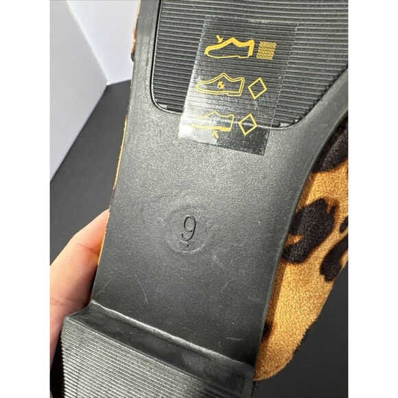 Musshoe Womens‎ Size 9 Leopard Print Loafers Comfortable Shoes Memory Foam - Picture 6 of 10